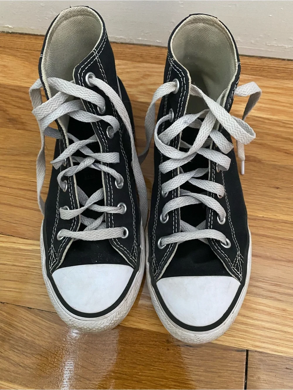 Converse Black and White Kids High-Top Sneakers